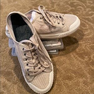 Open mesh sneakers - tan color - so cute!!
